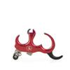 Archery Release Aid Fully Automatic Aluminum Alloy 3 or 4 Finger Release Aid Stainless Steel Release Aid Left or Right Hand for Compound Bow Hunting Shooting Target Trigger (red) view 3