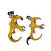 Archery Release Aid Fully Automatic Aluminum Alloy 3 or 4 Finger Release Aid Stainless Steel Release Aid Left or Right Hand for Compound Bow Hunting Shooting Target Trigger (Gold) view 3