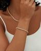 PAVOI Cubic Zirconia Classic Tennis Bracelet for Women, 7" White Gold view 2