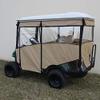 WILD ABOUT CARTS Odyssey Enclosure, 88" RHOX Top, Black E-Z-Go RXV with Rear Seat view 2