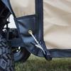 WILD ABOUT CARTS Odyssey Enclosure, 88" RHOX Top, Black E-Z-Go RXV with Rear Seat view 3