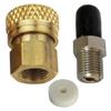 PCP Airforce Paintball Stainless Steel Double End Male Plug with Quick Disconnect M10 Female Coupler Connector and other Hose combination (Type 6) view 2