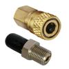 PCP Airforce Paintball Stainless Steel Double End Male Plug with Quick Disconnect M10 Female Coupler Connector and other Hose combination (Type 6) view 4