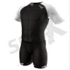 Sparx Mens Elite Aerosuit Triathlon Suit Mens Short Sleeve Tri Suit Skinsuit (Black, 3XL) view 2