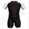 Sparx Mens Elite Aerosuit Triathlon Suit Mens Short Sleeve Tri Suit Skinsuit (Black, 3XL) view 3