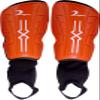 Swell Relief Soccer Shin Guards for Kids/Soccer Gear for Boys Girls/Protective Soccer Equipment/Adjustable Straps (Red, Medium) view 1