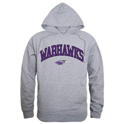 UWW Wisconsin-Whitewater Warhawks NCAA Campus Pullover Hoodie - Small, Heather Grey