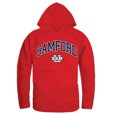 Samford Bulldogs NCAA Campus Pullover Hoodie - Medium, Red