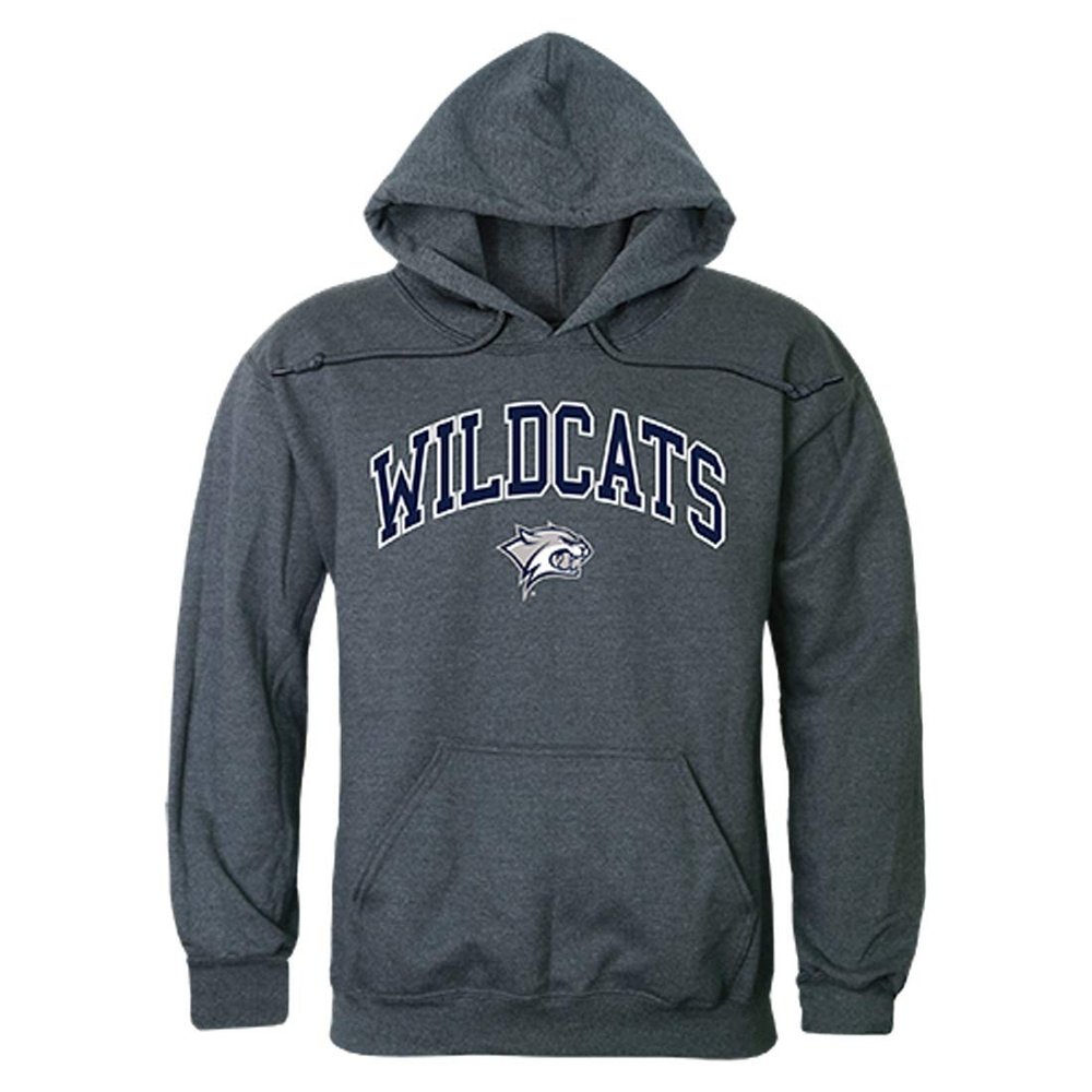NH New Hampshire Wildcats NCAA Campus Pullover Hoodie - Medium, Heather Charcoal