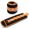 Ankle/Wrist Weights for Women, Men, Kids - Arm Leg Weights Set with Adjustable Strap - Running, Jogging, Gymnastic, Physical Therapy, Fitness - Orange (6 lbs per pair/3 lbs each) view 1