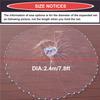 Cast Fishing Net with Aluminum Frame, 0.8 inch Mesh, 7.8-13.8 ft Diameter view 3