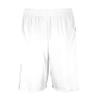 Augusta Sportswear Youth Step-Back Basketball Shorts, White/Silver, M view 3