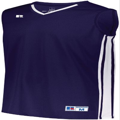 Russell Athletic Youth Legacy Basketball Jersey Purple/White M