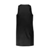 Augusta Sportswear Womens Step-Back Basketball Jersey, Black/White, L view 3