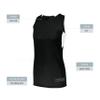 Augusta Sportswear Womens Step-Back Basketball Jersey, Black/White, L view 4