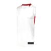 Augusta Sportswear Youth Step-Back Basketball Jersey, White/Red, XL view 1