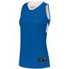 Holloway Sportswear Womens Dual-Side Single Ply Basketball Jersey L Royal/White view 1