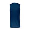 Augusta Sportswear Youth Step-Back Basketball Jersey, Navy/White, XL view 2