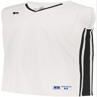 Russell Athletic Youth Legacy Basketball Jersey White/Black S