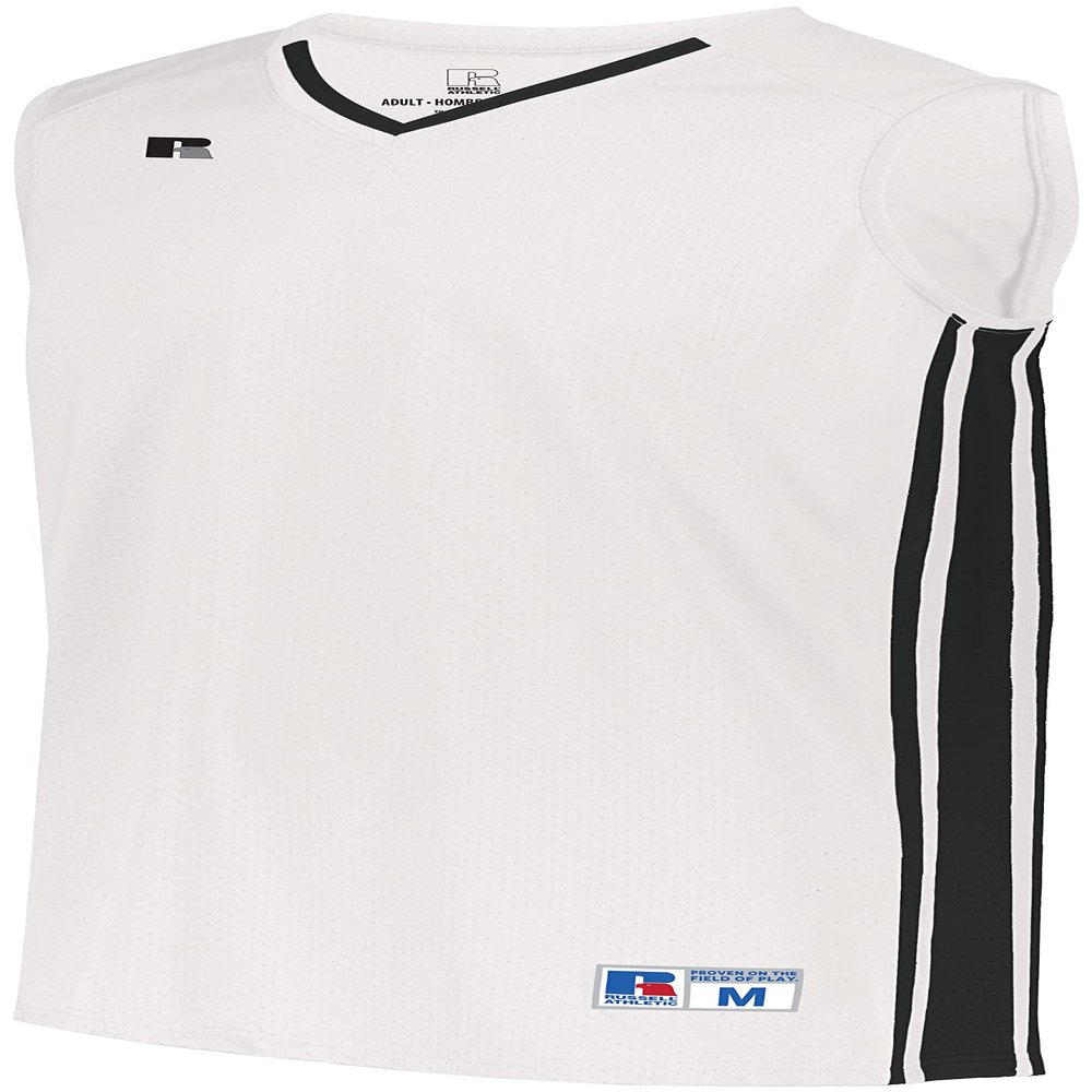 Russell Athletic Youth Legacy Basketball Jersey White/Black S