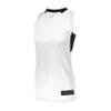 Augusta Sportswear Womens Step-Back Basketball Jersey, White/Black, XS view 1