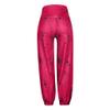 JOFOW Womens Bloomers Harem Pants Dye Splash Print Loose Long Yoga Trousers Hot Pink view 4