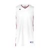 Russell Athletic Legacy Basketball Jersey White/Cardinal L view 1