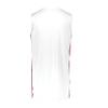 Russell Athletic Legacy Basketball Jersey White/Cardinal L view 2