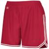 Holloway Sportswear Womens Retro Basketball Shorts L Scarlet/White view 1