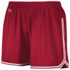 Holloway Sportswear Womens Retro Basketball Shorts L Scarlet/White view 3