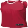 Holloway Sportswear Womens Retro Basketball Shorts L Scarlet/White view 4