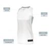 Augusta Sportswear Womens Step-Back Basketball Jersey, White/Silver, M view 4