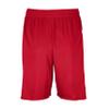 Augusta Sportswear Youth Step-Back Basketball Shorts, Red/White, L view 3