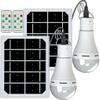 Flyhoom Portable Solar Light Bulbs for Indoor Home and Chicken Coop, Chicken Coop Light with Timer, LED Solar Lights for Indoor Emergency Power Outage view 1