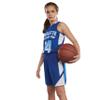Augusta Sportswear Womens Step-Back Basketball Jersey, Maroon/White, S view 2