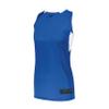 Augusta Sportswear Womens Step-Back Basketball Jersey, Royal/White, 2XL view 1