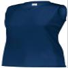 Augusta Sportswear Girls Sleeveless Wicking Attain Jersey, Navy, M view 1