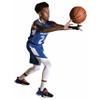 Augusta Sportswear Youth Step-Back Basketball Jersey, Black/White, M view 2