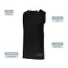 Augusta Sportswear Youth Step-Back Basketball Jersey, Black/White, M view 4