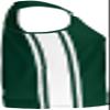 Russell Athletic Ladies Legacy Basketball Jersey Dark Green/White XL view 4