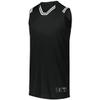 Holloway Sportswear Boys Retro Basketball Jersey M Black/White view 1