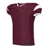 Augusta Sportswear Boys Slant Football Jersey S Maroon/White view 1