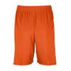 Augusta Sportswear Youth Step-Back Basketball Shorts, Orange/White, XL view 3