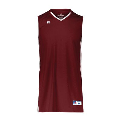 Russell Athletic Legacy Basketball Jersey Cardinal/White 2XL