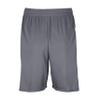 Augusta Sportswear Youth Step-Back Basketball Shorts, Graphite/White, XL view 3