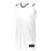 Holloway Sportswear Boys Retro Basketball Jersey XL White/Black view 1