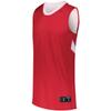 Holloway Sportswear Boys Dual-Side Single Ply Basketball Jersey S Scarlet/White view 1