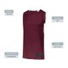 Augusta Sportswear Youth Step-Back Basketball Jersey, Maroon/White, S view 3