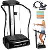 Lifepro Rhythm Vibration Plate Exercise Machine with Handles for Balance Support  Vibrating Plate for Lymphatic Drainage, Circulation & Recovery, Heart Rate Sensor, Phone Holder, 99 Speed Levels view 1