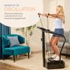 Lifepro Rhythm Vibration Plate Exercise Machine with Handles for Balance Support  Vibrating Plate for Lymphatic Drainage, Circulation & Recovery, Heart Rate Sensor, Phone Holder, 99 Speed Levels view 4